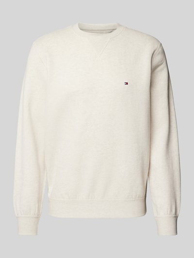 Tommy Hilfiger Sweatshirt mit Label-Stitching Offwhite 2