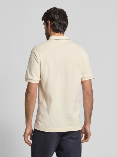 Lacoste Classic Fit Poloshirt mit Label-Stitching Offwhite 5