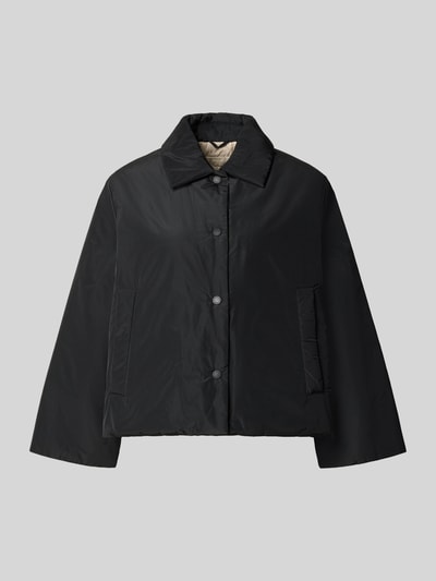 Produktfoto, schwarze Regular Fit Funktionsjacke mit Wendefunktion Modell 'FALENA' von Weekend Max Mara, glatte Oberfläche