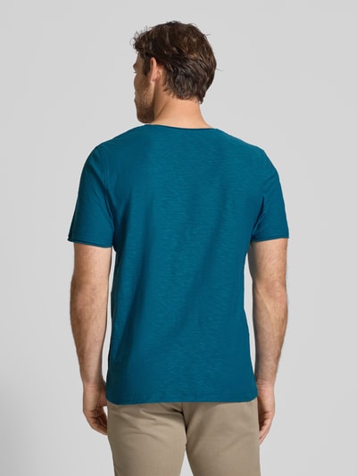 MCNEAL T-Shirt mit V-Ausschnitt Petrol 5