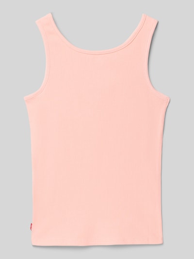 Levi’s® Kids Trägertop in Ripp-Optik mit Label-Stitching Rosa 3