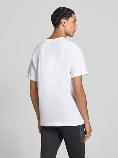 Nike Regular Fit T-Shirt aus reiner Baumwolle Weiss 5