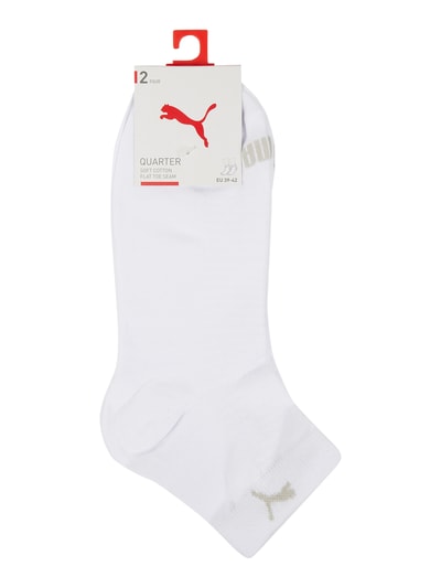 Puma Socken mit Stretch-Anteil im 2er-Pack  Weiss 2