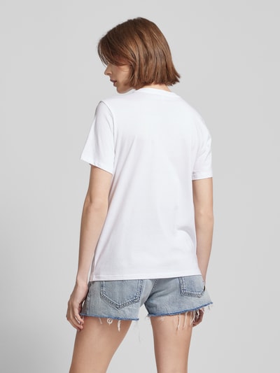 Only T-shirt z nadrukowanym motywem model ‘LUCIA’ Biały 5