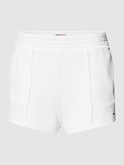 Tommy Jeans Sweatshorts met logostitching Wit - 2