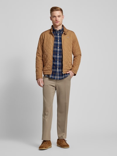 Barbour Tailored Fit Freizeithemd mit Button-Down-Kragen Marine 1