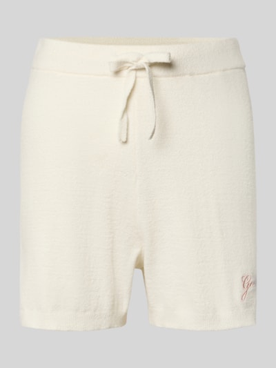 GUESS Pyjama-Shorts mit Label-Stitching Modell 'ARIA' Offwhite 1