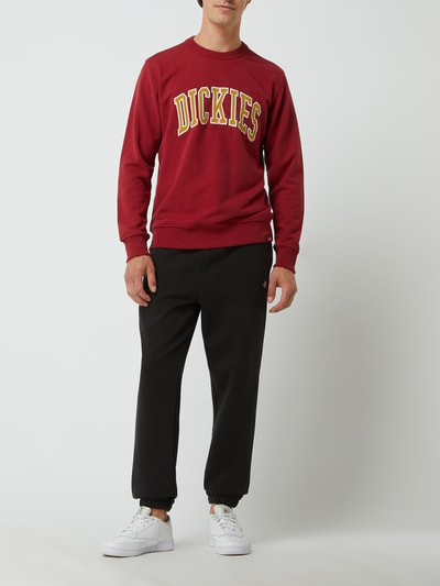 Dickies Sweatshirt met logo, model 'Aitkin' Bordeaux - 1