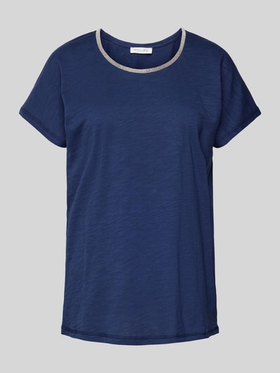 Christian Berg Woman T-shirt met siersteentjes Donkerblauw - 2