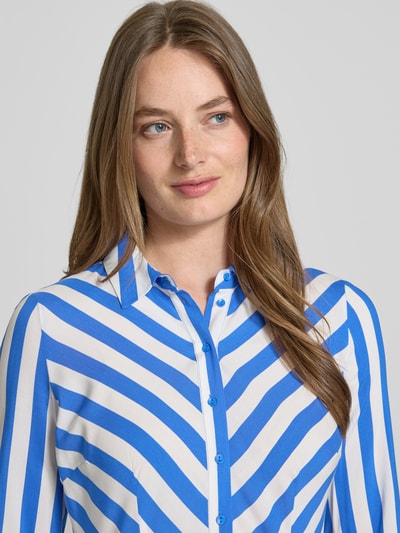 YAS Maxikleid mit Knopfleiste Modell 'SAVANNA' Royal 3