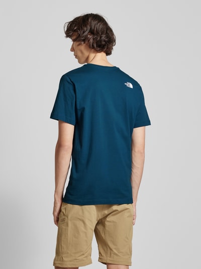 The North Face T-Shirt mit Rundhalsausschnitt Modell 'NEVER STOP EXPLORIN' Petrol 5