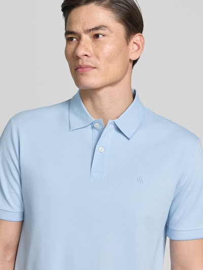 BOSS Regular Fit Poloshirt aus reiner Baumwolle Modell 'C-PARRIS' Hellblau 3
