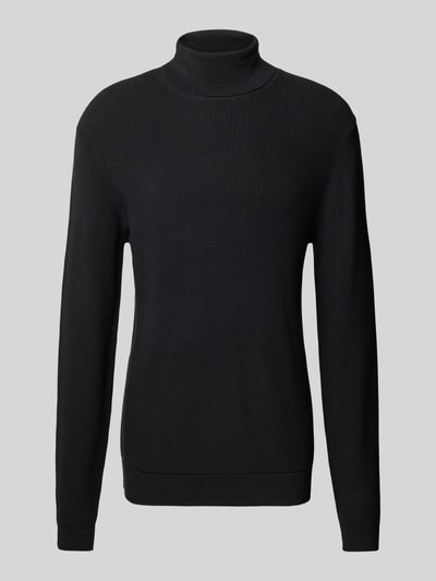 JAKE*S STUDIO MEN Strickpullover mit Rollkragen Black 1