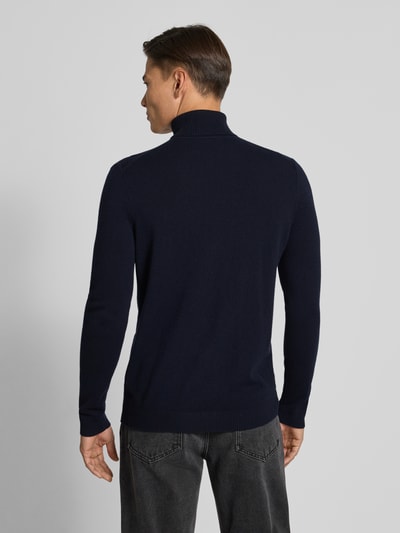 Christian Berg Men Strickpullover aus reinem Kaschmir Marine 5