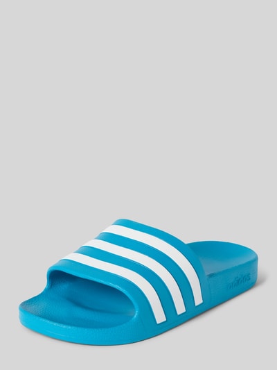 ADIDAS SPORTSWEAR Slippers met labeltypische strepen, model 'ADILETTE AQUA' Oceaanblauw - 1
