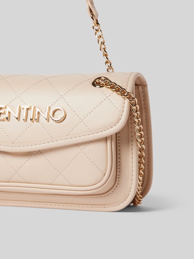 VALENTINO BAGS Handtas met doorgestikte naden en labelapplicatie, model 'MANSION' Offwhite - 2