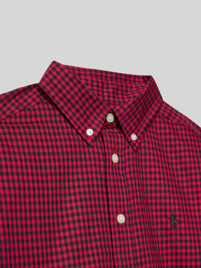 Polo Ralph Lauren Teens Hemd mit Knopfleiste Bordeaux 2