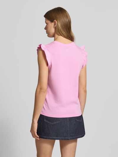 Marc O'Polo DENIM Regular Fit Top aus reiner Baumwolle Pink 5