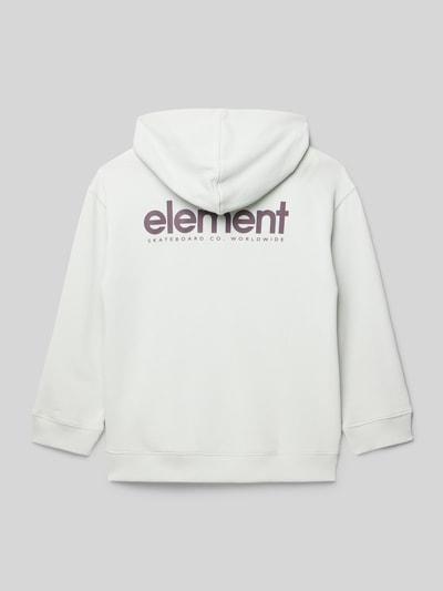 Element Hoodie mit Känguru-Tasche Modell 'SIMPLE' Weiss 3