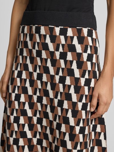 Christian Berg Woman Spódnica midi z elastycznym pasem Koniakowy 3