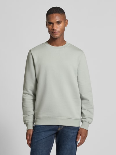 MCNEAL Regular Fit Sweatshirt aus Baumwoll-Mix mit Rundhalsausschnitt Hellgruen 4