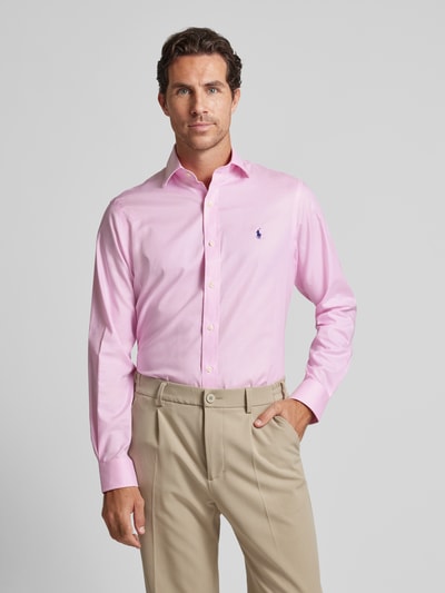 Polo Ralph Lauren Custom Fit Business-Hemd mit Kentkragen Rose 4