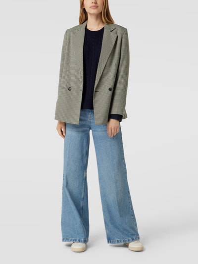 Tommy Hilfiger Strickpullover mit Rundhalsausschnitt Modell 'CABLE' Marineblau 1