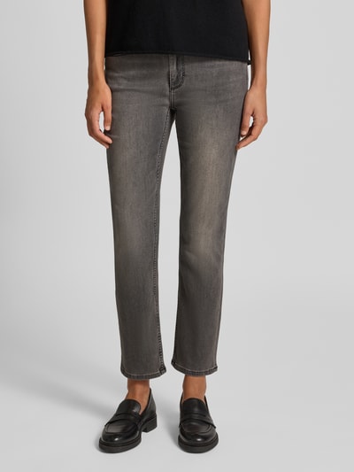 comma Jeans im Used-Look mit Eingrifftaschen Anthrazit 4