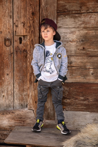 Review for Kids Sweatjacke aus Baumwolle mit Kapuze Marine 2