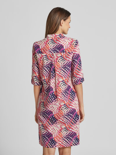 ROBE LÉGÈRE Minikleid mit Allover-Muster Orange 5