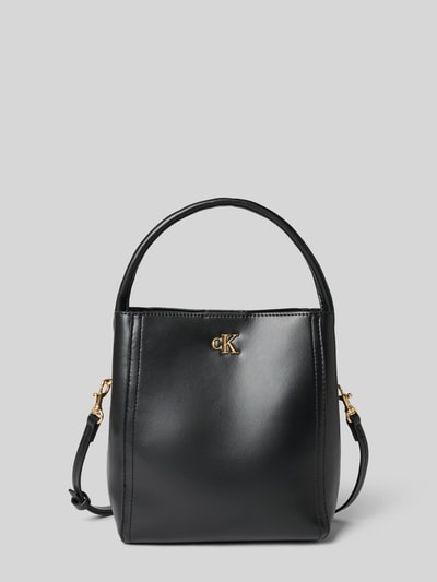 CK Calvin Klein Torba na ramię z aplikacją z logo Czarny 2