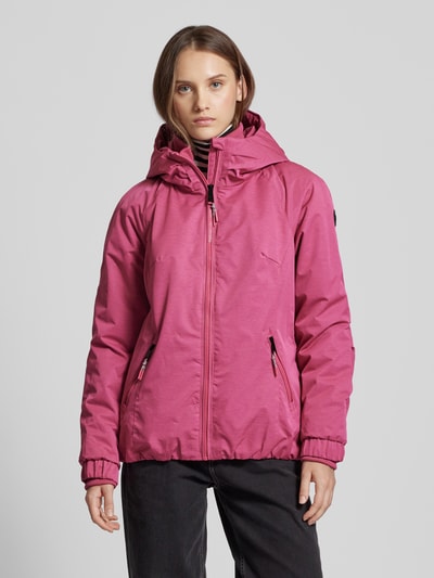 Ragwear Jacke mit Reißverschlusstaschen Modell 'Dizzie' Pink 4