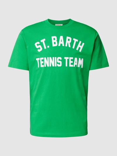 MC2 Saint Barth T-shirt met labelprint Groen - 2