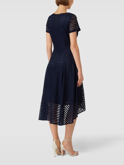 Vera Mont Cocktailkleid mit Strukturmuster Dunkelblau 5