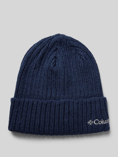 COLUMBIA Beanie mit Label-Stitching Modell 'WATCH' Blau 1