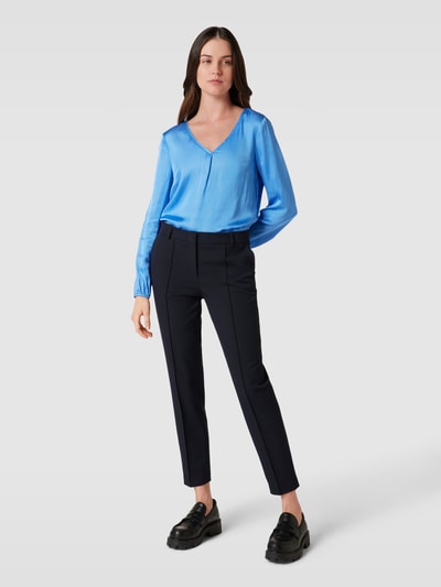 Christian Berg Woman Selection Blouse met V-hals Blauw - 1