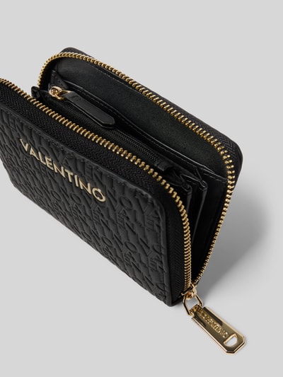 VALENTINO BAGS Portemonnee met logo-applicatie, model 'Falak' Zwart - 3