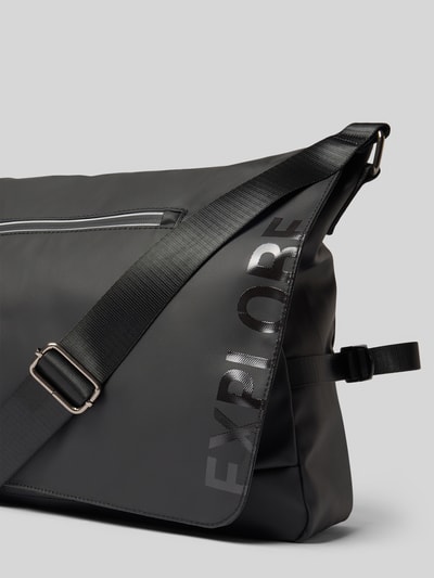 camel active Weekender mit Statement-Print Modell 'EXPLORE MESSENGER' Black 2