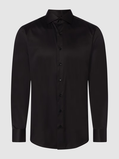 Eterna Slim Fit Businesshemd in Premiumqualität Black 1