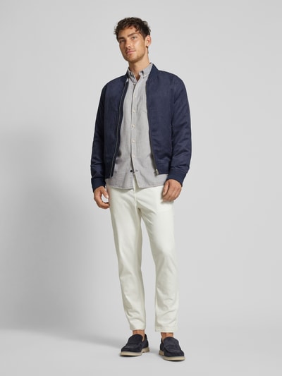 Colours & Sons Regular fit vrijetijdsoverhemd met button-downkraag Lichtgrijs - 1