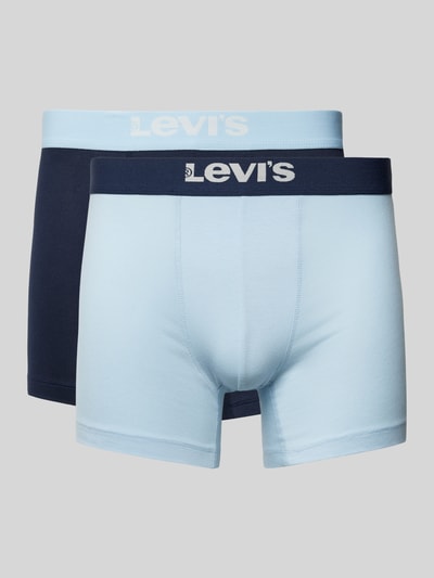 Levi's® Trunks mit elastischem Logo-Bund im 2er-Pack Hellblau 1