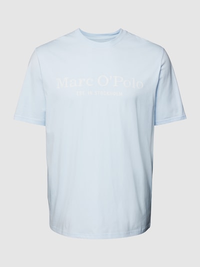 MARC O’POLO PLUS PLUS SIZE T-Shirt mit Label-Print Hellblau 2