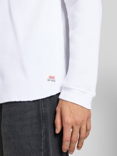 Levi's® Sweatshirt met structuurmotief Wit - 3