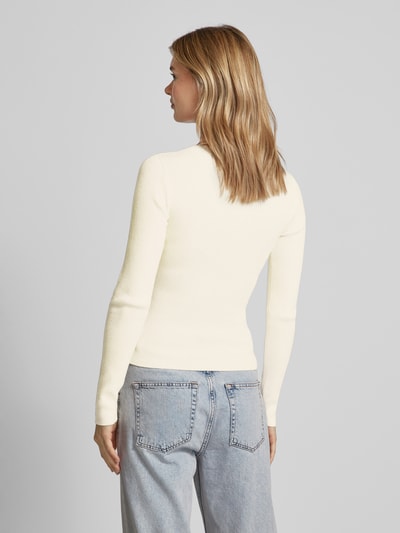 Vero Moda Gebreide pullover met ronde hals Beige - 5