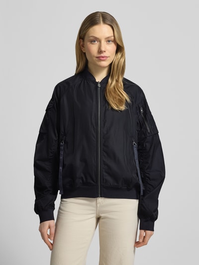 Save The Duck Bomberjacke mit Reißverschlusstaschen Modell 'LIL' Black 4