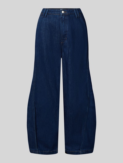 Produktfoto, Barrel Fit Jeans aus Baumwoll-Lyocell-Mix von Marc O'Polo in dunklem Blau, weite Beinform, Damen Barrel Jeans von Marc O'Polo DENIM