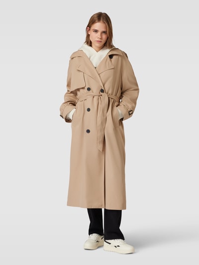 Only Trenchcoat mit Bindegürtel Modell 'CHLOE' Sand 4