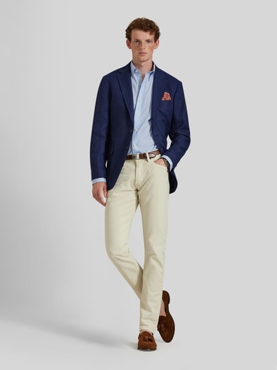 Polo Ralph Lauren Slim Fit Freizeithemd aus reiner Baumwolle Bleu 1