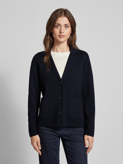 MAERZ Muenchen Blazer mit aufgesetzten Taschen Marine 4