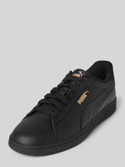 PUMA Sneaker aus Leder mit Schnürung Modell 'Smash 3.0' Black 1